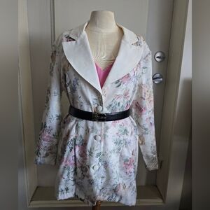 Vintage Floral Blazer - Beechers Brook Size 8